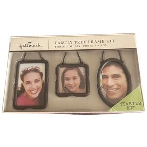 Hallmark Family Tree Frame Kit Starter Kit 3 Photo Holders Bronze FTF1006 NEW